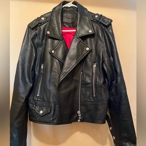 BLANKNYC Faux Leather Motorcycle Jacket